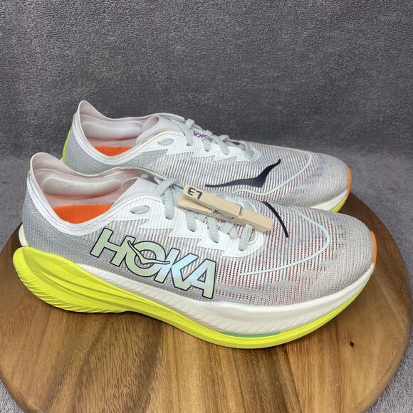 Hoka One One Mens Mach X 2 1155119 FCT White Running Shoes Sneakers Size 10.5 D - Picture 9 of 9